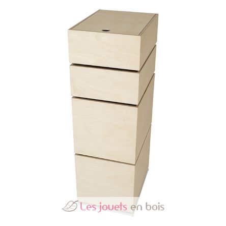 Coffre à jouets Carousel – 4 boites TOYCAR4BOX In2wood 1