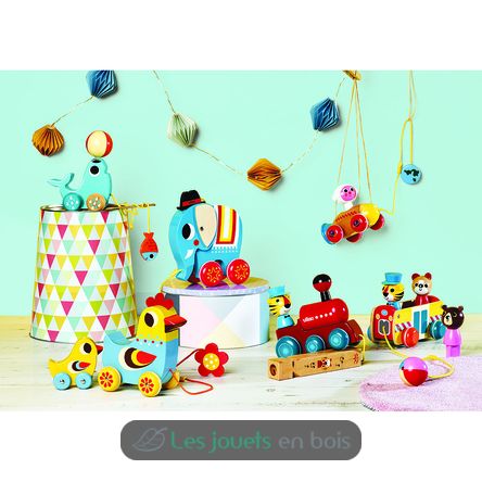 Vito l'éléphant à trainer V7714 Vilac 5