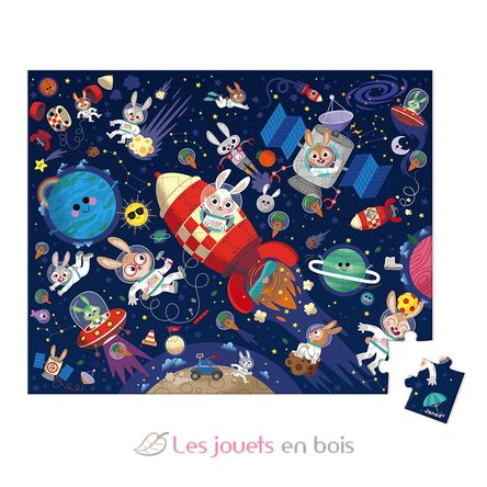 Puzzle Fusée 54 pcs J02545 Janod 2