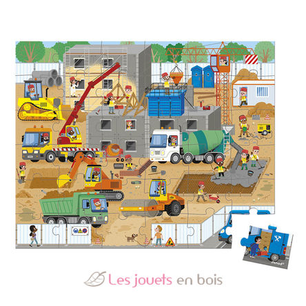 Puzzle Chantier 36 pcs J02604 Janod 2