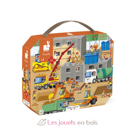 Puzzle Chantier 36 pcs J02604 Janod 1