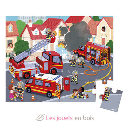 Puzzle Pompiers 24 pcs J02605 Janod 2