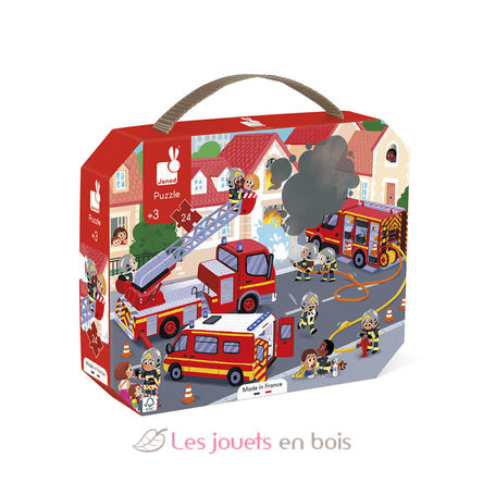 Puzzle Pompiers 24 pcs J02605 Janod 1