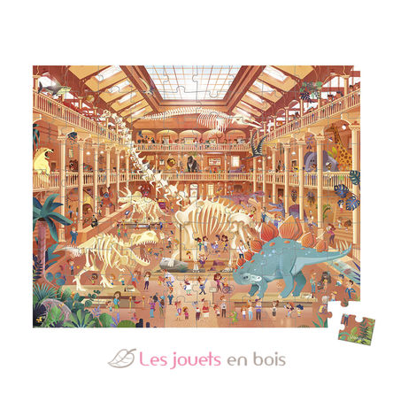 Puzzle Musée Histoire Naturelle 100 pcs J02606 Janod 2