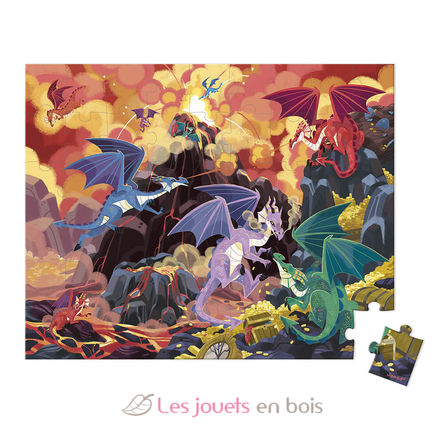 Puzzle Terre de Dragons 54 pcs J02609 Janod 2