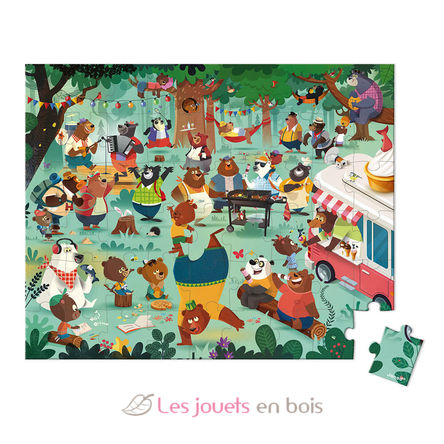 Puzzle La cousinade des ours 54 pcs J02610 Janod 2