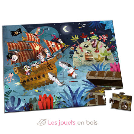 Puzzle Chasse au trésor 36 pcs J02614 Janod 3