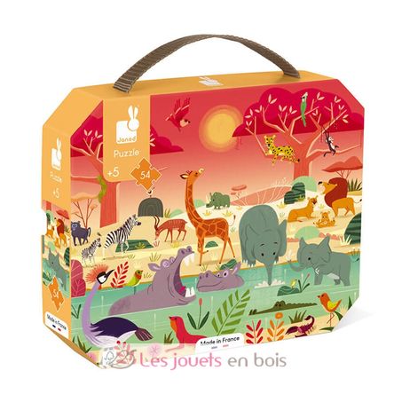 Puzzle Réserve animalière 54 pcs J02650 Janod 1