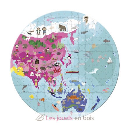 Puzzle Planète bleue 208 pcs J02655 Janod 3