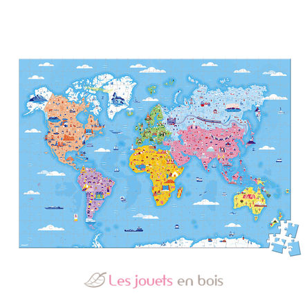 Puzzle éducatif Curiosités du Monde 350 pcs J02677 Janod 3