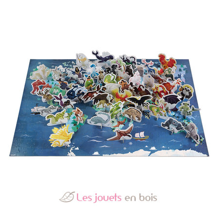 Puzzle éducatif Mythes et Légendes 350 pcs J02680 Janod 2