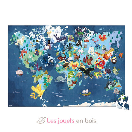 Puzzle éducatif Mythes et Légendes 350 pcs J02680 Janod 3