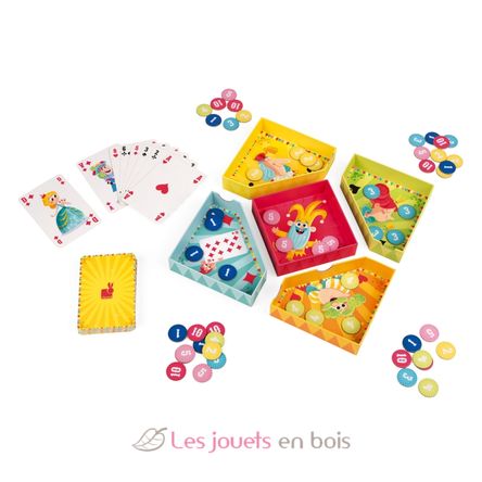 Jeu du Nain Jaune Carrousel J02747 Janod 2