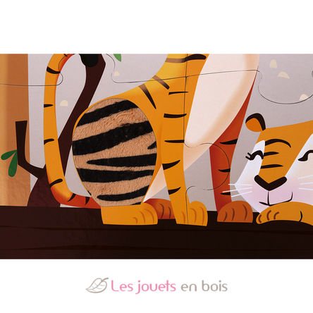 Puzzle tactile Une Journée au Zoo J02774 Janod 4
