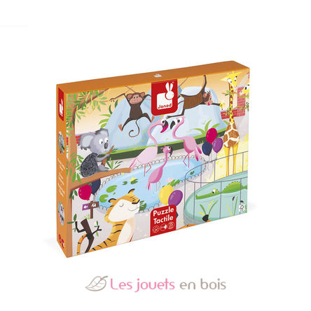 Puzzle tactile Une Journée au Zoo J02774 Janod 1