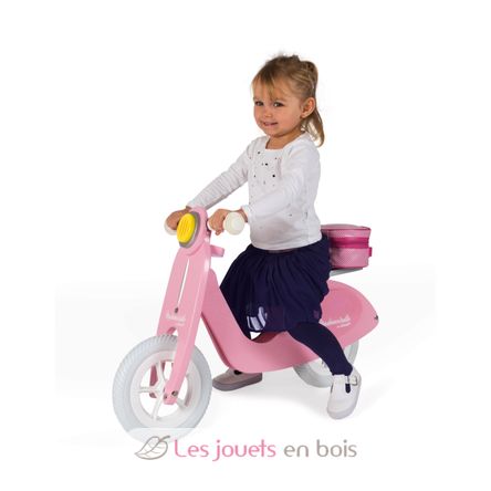 Draisienne Scooter Rose Mademoiselle (bois) - Draisienne - Achat