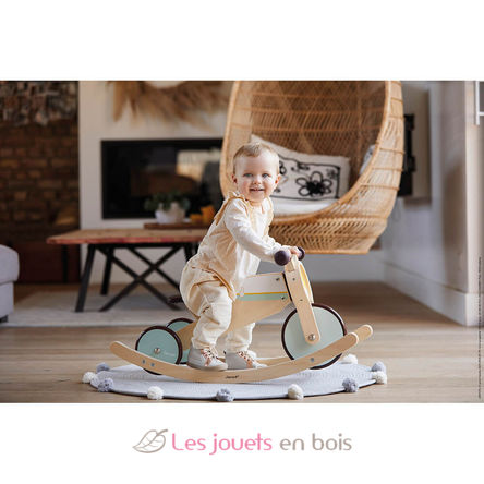 Tricycle à bascule et porteur J03284 Janod 4