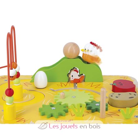 Table d'activités en bois Ferme J03321 Janod 4