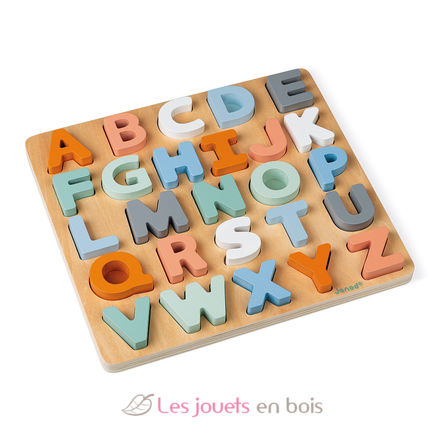 Puzzle alphabet, méthode montessori