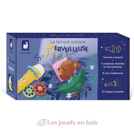 Lampe sonore merveilleuse - Bonne Nuit J04676 Janod 1