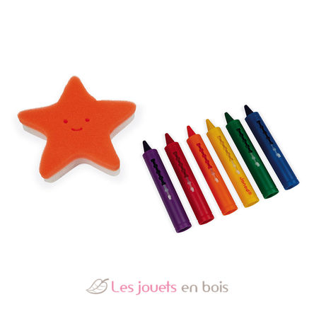 Coloriage dans le bain J04725 Janod 1