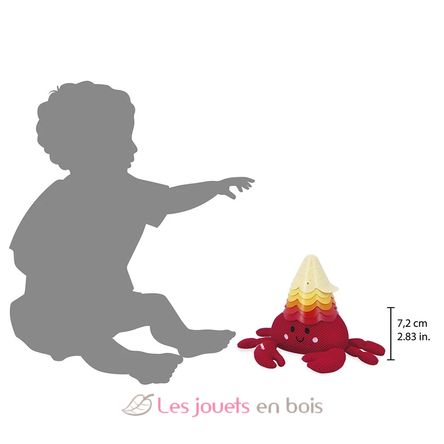Jouet de bain Bernard et sa coquille J04734 Janod 3