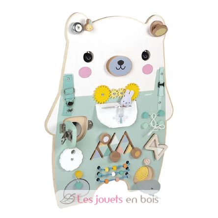Busy-board Ourson en bois J05162 Janod 1