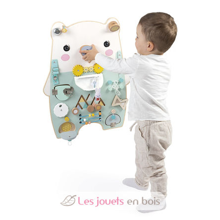 Busy-board Ourson en bois J05162 Janod 2