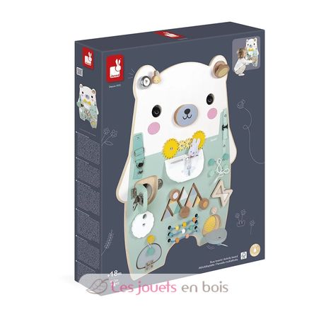 Busy-board Ourson en bois J05162 Janod 10