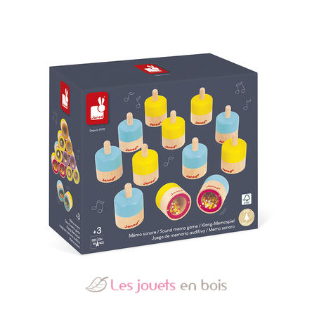 Jeu sensoriel mémo sonore J05309 Janod 6