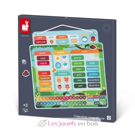 Calendrier magnétique en français J05466 Janod 7