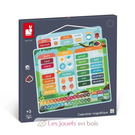 Calendrier magnétique en français J05466 Janod 6
