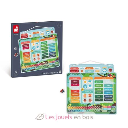Calendrier magnétique en français J05466 Janod 5