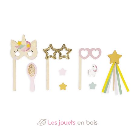 Coiffeuse en bois et accessoires Licorne J06464 Janod 3