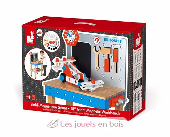 Etabli Magnétique Géant Brico'Kids J06477 Janod 8