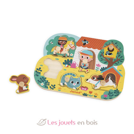 Puzzle en bois Campagne J07107 Janod 3