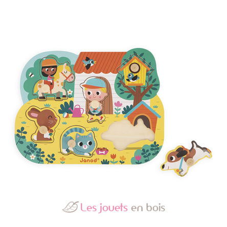 Puzzle en bois Campagne J07107 Janod 2