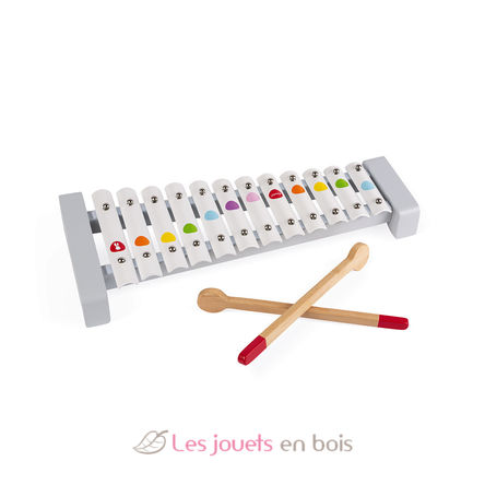 Jouet musicale Xylophone Ovale 5 tons bois Plantoys