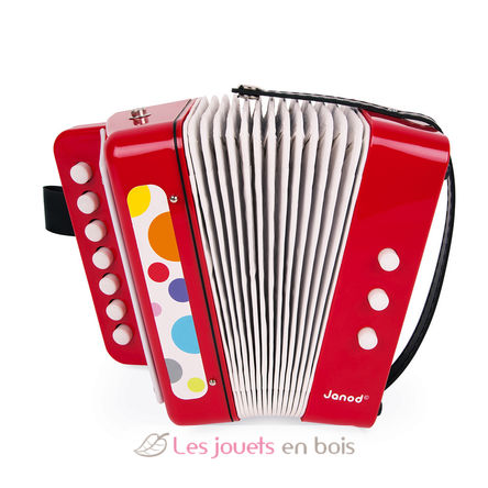 Mini xylo Confetti (bois) : Jouets musicaux Janod - J07603