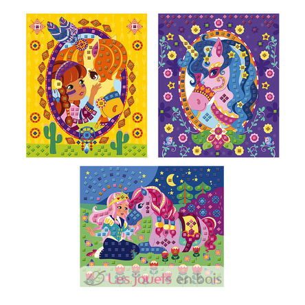 Mosaïques Poneys et Licornes J07957 Janod 3
