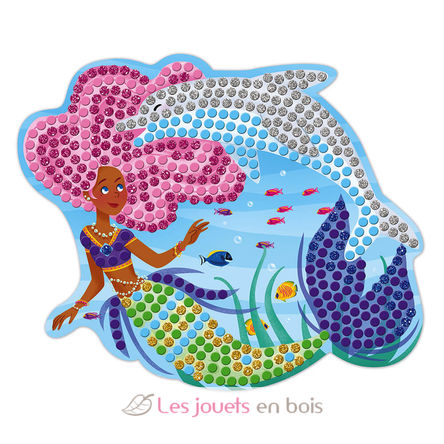 Mosaïques Dauphins et Sirènes J07961 Janod 5