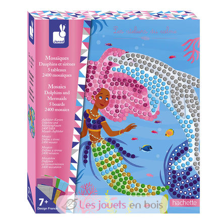 Mosaïques Dauphins et Sirènes J07961 Janod 1