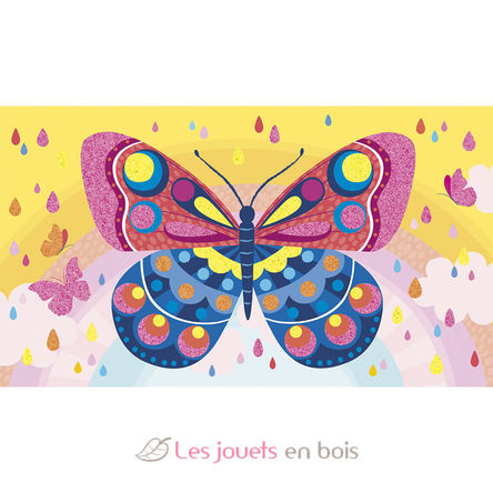 Coffret créatif Sables fluo Papillons J07991 Janod 6