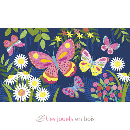 Coffret créatif Sables fluo Papillons J07991 Janod 4