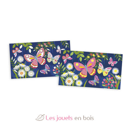 Coffret créatif Sables fluo Papillons J07991 Janod 2