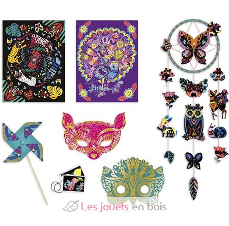 Coffret multi-activités Scratch Art J07993 Janod 2