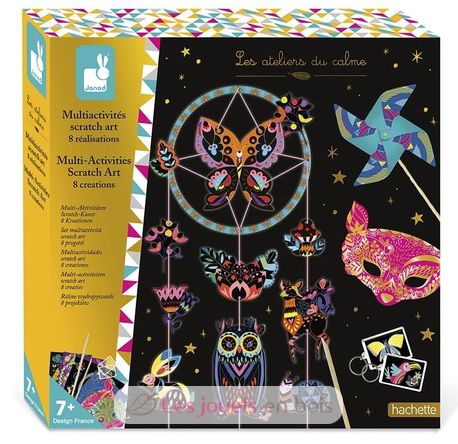 Coffret multi-activités Scratch Art J07993 Janod 1