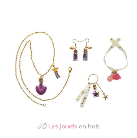 Coffret 4 bijoux fioles de fées à créer J07994 Janod 2