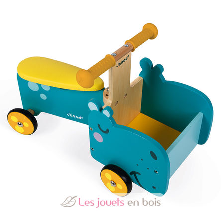 Porteur Hippo Janod Jouets 1er ge en Bois. De 1 3 ans