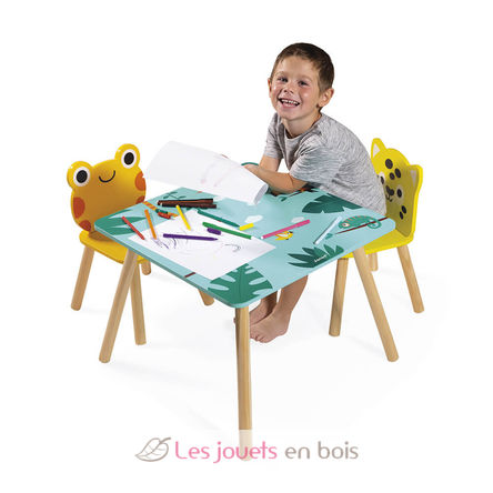 Table et chaises enfant Tropik J08273 Janod 4